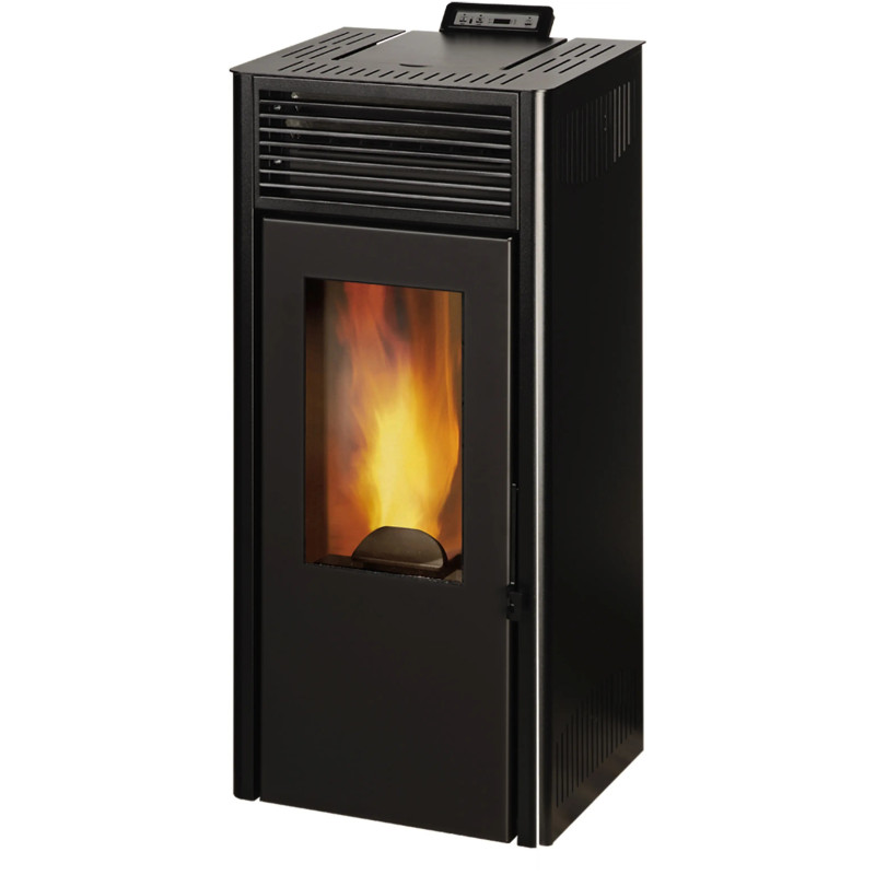 POÊLE À GRANULÉS NOLA 8 8KW ÉTANCHE NOIR
