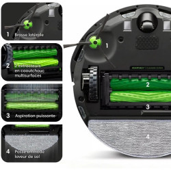 ROOMBA I5+ ROBOT ASPIRATEUR-LAVEUR SYST AUTO VIDAGE CLEAN BASE TECHNO DIRT DETEC