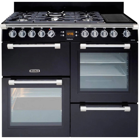 PIANO DE CUISSON COOKMASTER MIXTE LARGEUR 100CM NOIR