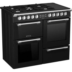PIANO DE CUISSON COOKMASTER MIXTE LARGEUR 100CM NOIR
