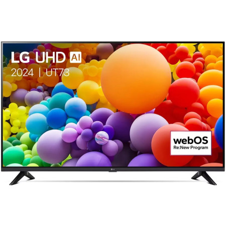 TÉLÉVISEUR LED 140CM UHD HDR SMART TV WEBOS 24 3X HDMI WIFI BLUETOOTH 2X10W