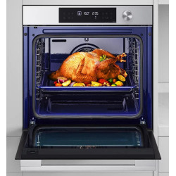 FOUR MULTIFONCTIONS PYROLYSE 76L PROBAKE INSTAVIEW CLASSE A++ INOX/NOIR