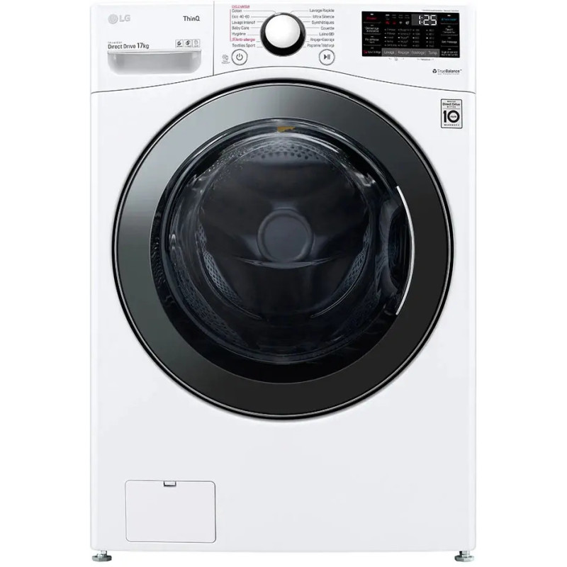 LAVE-LINGE FRONTAL 17KG 1100T CLASSE E BLANC