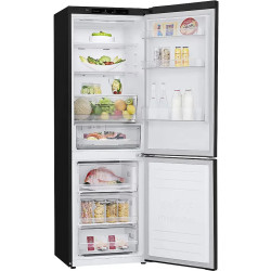 RÉFRIGÉRATEUR COMBINÉ 234+107L H186XL59,5CM CLASSE E NOIR
