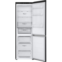 RÉFRIGÉRATEUR COMBINÉ 234+110L 186X59,5CM CLASSE D NOIR GRAPHITE