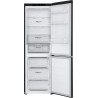 RÉFRIGÉRATEUR COMBINÉ 234+110L 186X59,5CM CLASSE D NOIR GRAPHITE