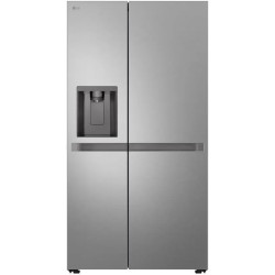 RÉFRIGÉRATEUR AMÉRICAIN 417+221L H179XL91,3CM CLASSE E SILVER