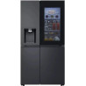 RÉFRIGÉRATEUR AMÉRICAIN 407+221L CLASSE D INSTAVIEW DOOR IN DOOR NOIR ACIER