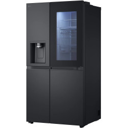 RÉFRIGÉRATEUR AMÉRICAIN 407+221L CLASSE D INSTAVIEW DOOR IN DOOR NOIR ACIER
