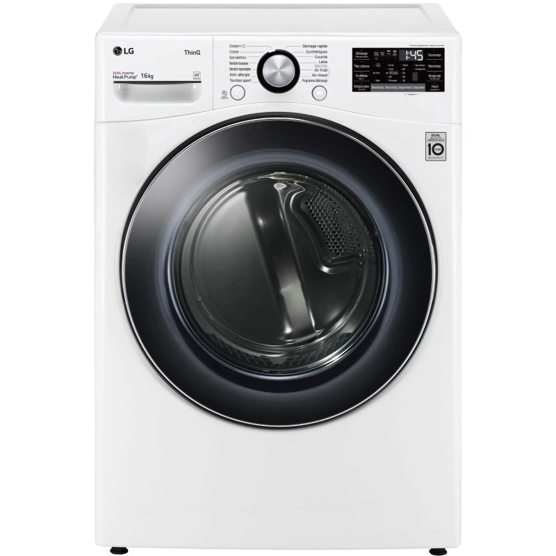 SÈCHE-LINGE POMPE À CHALEUR 16KG CLASSE A+++ BLANC