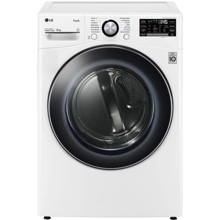 SÈCHE-LINGE POMPE À CHALEUR 16KG CLASSE A+++ BLANC