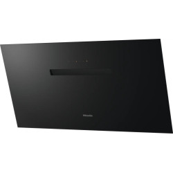 HOTTE MURALE VERTICALE 380/600M3H 68DB LARGEUR 90CM CLASSE B VERRE NOIR SAP 12568590