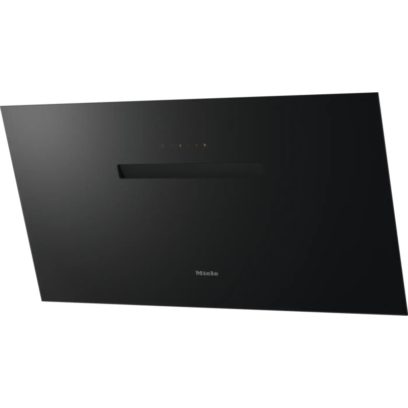 HOTTE MURALE VERTICALE 380/600M3H 68DB LARGEUR 90CM CLASSE B VERRE NOIR SAP 12568590