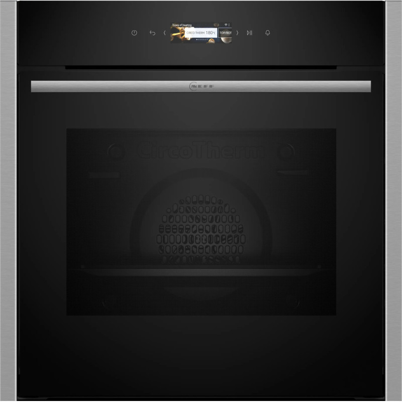 FOUR MULTIFONCTIONS PYROLYSE 71L HOME CONNECT CLASSE A+ INOX/NOIR