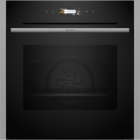 FOUR MULTIFONCTIONS PYROLYSE 71L HOME CONNECT CLASSE A+ INOX/NOIR