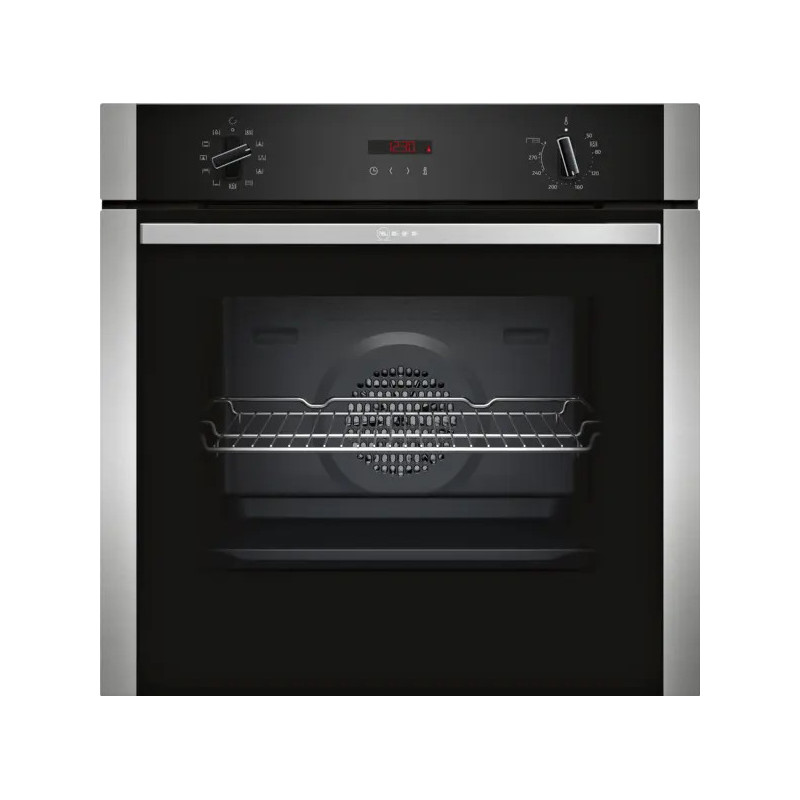 FOUR MULTIFONCTIONS PYROLYSE 71L CLASSE A INOX/NOIR