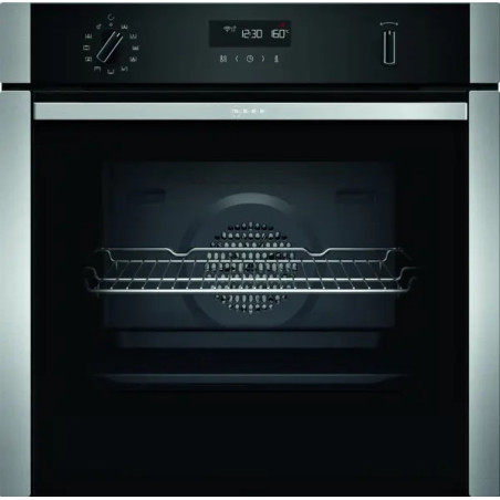 FOUR MULTIFONCTIONS PYROLYSE 71L CLASSE A INOX/NOIR