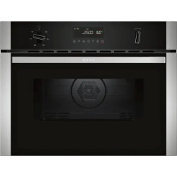 FOUR MICRO-ONDES COMBINÉ INTÉGRABLE 44L NICHE 45CM INOX/NOIR