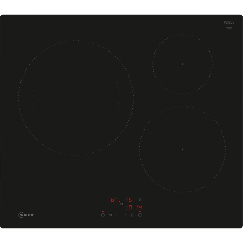TABLE DE CUISSON INDUCTION 3 FOYERS LARGEUR 60CM BISEAUX TABLE DE CUISSON INDUCTION 3 FOYERS LARGEUR 60CM BISEAUX