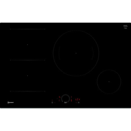 TABLE DE CUISSON INDUCTION T58FHS1L0 80CM 4F BISEAU AV