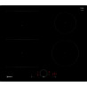 TABLE DE CUISSON INDUCTION 4 ZONES 6900W COMBIZONE LARGEUR 60CM NOIR