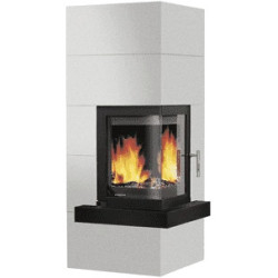POELE BOIS ORANIER 562130 CLUB PIERRE GRISE