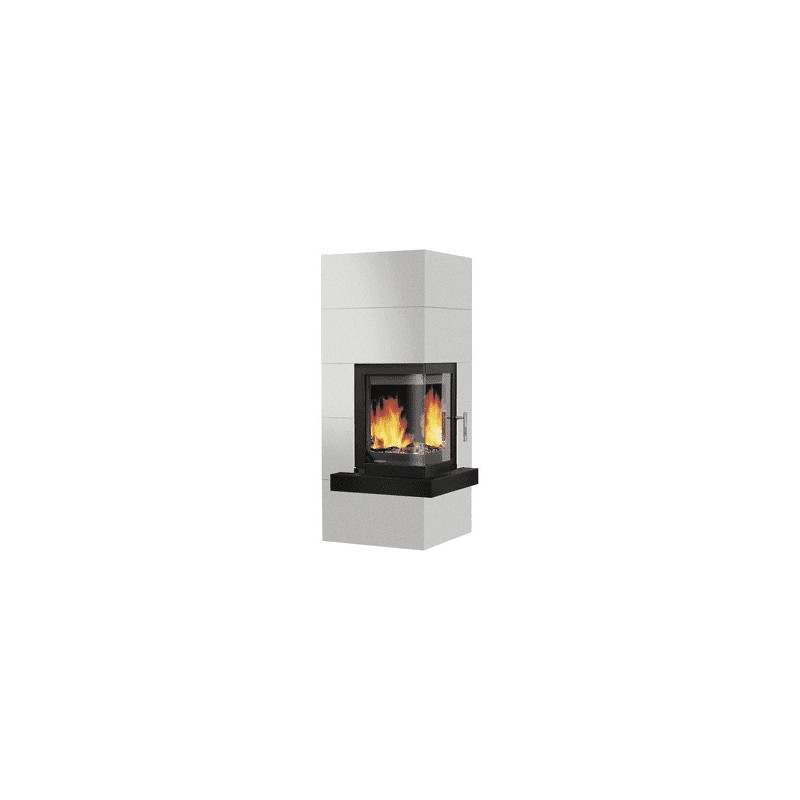 POELE BOIS ORANIER 562130 CLUB PIERRE GRISE