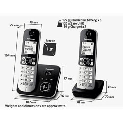 TELEPHONE PANASONIC KX-TG6823FRB REPONDEUR