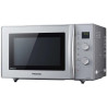 MICRO-ONDES COMBINÉ 27L 1000W/GRIL QUARTZ 1300W/CHALEUR TOURNANTE 1300W CAVITÉ INOX INVERTER SILVER