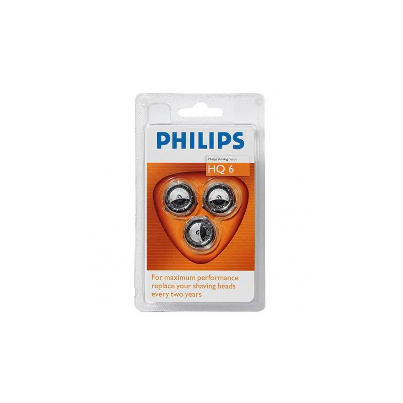 TÈTES DE RASOIR PHILIPS HQ6 (BLISTER DE 3)
