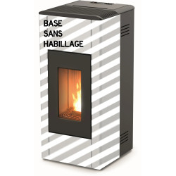 POELE PELLETS REN 6 REAR S1 BASE UNIQUEMENT - HABILLAGE OBLIGATOIRE -