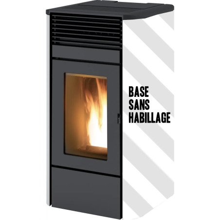 POELE PELLETS CAMELIA AIR 8 S2 BASE UNIQUEMENT - HABILLAGE OBLIGATOIRE