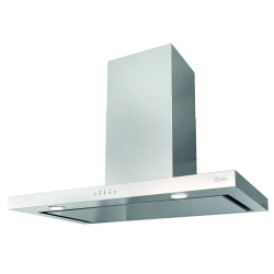 HOTTE MURALE BOX STELLA LARGEUR 90CM INOX