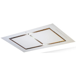 HOTTE PLAFONNIER CONFIDENCE VERRE BLANC