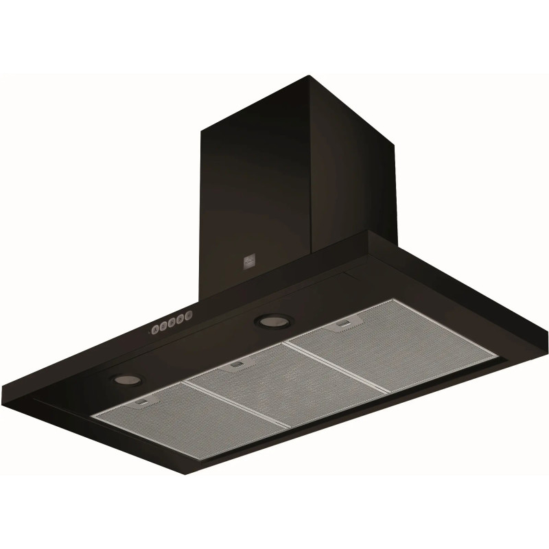 HOTTE MURALE BOX BALTIC 900 NOIR NOIR 90cm