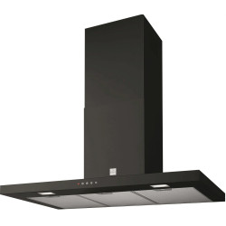 HOTTE MURALE BOX ATRIUM MURALE 900 NOIR NOIR 90cm