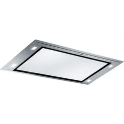 HOTTE DE PLAFOND INSPIRATION 1000 INOX/VERRE BL INOX 100cm