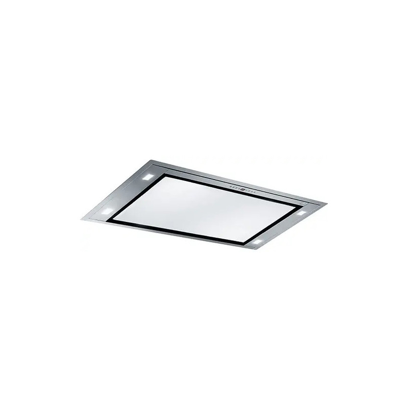 HOTTE DE PLAFOND INSPIRATION 1000 INOX/VERRE BL INOX 100cm