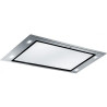 HOTTE DE PLAFOND INSPIRATION 1000 INOX/VERRE BL INOX 100cm
