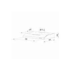 HOTTE CASQUETTE ROSIERES RHC638/1PN