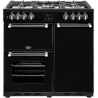 PIANO DE CUISSON KENSINGTON LARGEUR 90CM MIXTE NOIR