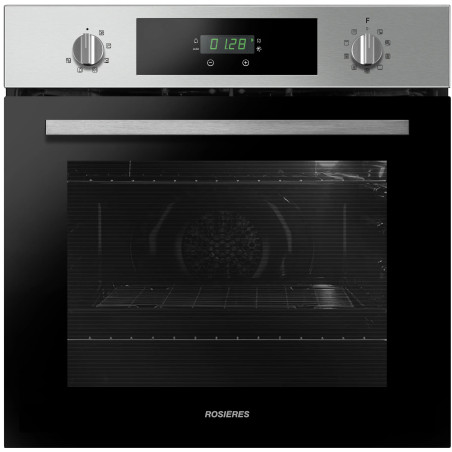 FOUR MULTIFONCTIONS PYROLYSE 70L CLASSE A INOX/NOIR