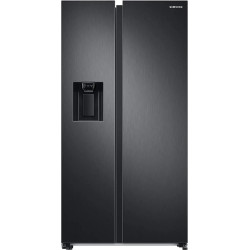 RÉFRIGÉRATEUR AMÉRICAIN 409+225L CLASSE D NOIR CARBONE