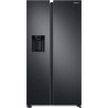 RÉFRIGÉRATEUR AMÉRICAIN 409+225L CLASSE D NOIR CARBONE