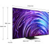 TÉLÉVISEUR OLED 100HZ 195CM UHD HDR+ 4XHDMI SMART TV TIZEN WIFI BLUETOOTH TUNER SAT ONE CONNECT