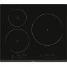 TABLE DE CUISSON INDUCTION 3 ZONES 7400W LARGEUR 60CM NOIR