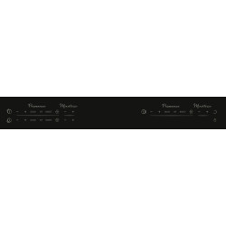 TABLE DE CUISSON INDUCTION 3 ZONES 7400W LARGEUR 60CM NOIR