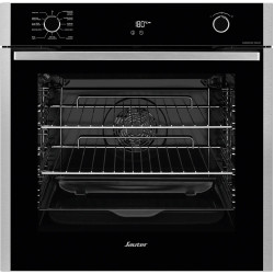 FOUR MULTIFONCTIONS PYROLYSE 73L CLASSE A+ INOX/NOIR