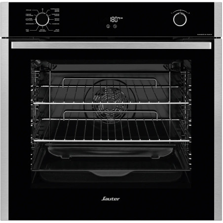 FOUR MULTIFONCTIONS PYROLYSE 73L CLASSE A+ INOX/NOIR