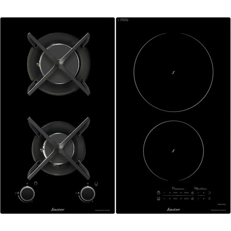 TABLE DE CUISSON MIXTE INDUCTION GAZ SAUTER SPI93332MB